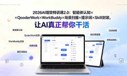 ��19368�ڣ�2026AI��Ч��ѵ��2.0����������֪��QoderWork��WorkBuddy������ɨ�����ʾ�ʡ�Skill��װ����AI��������ɻ�