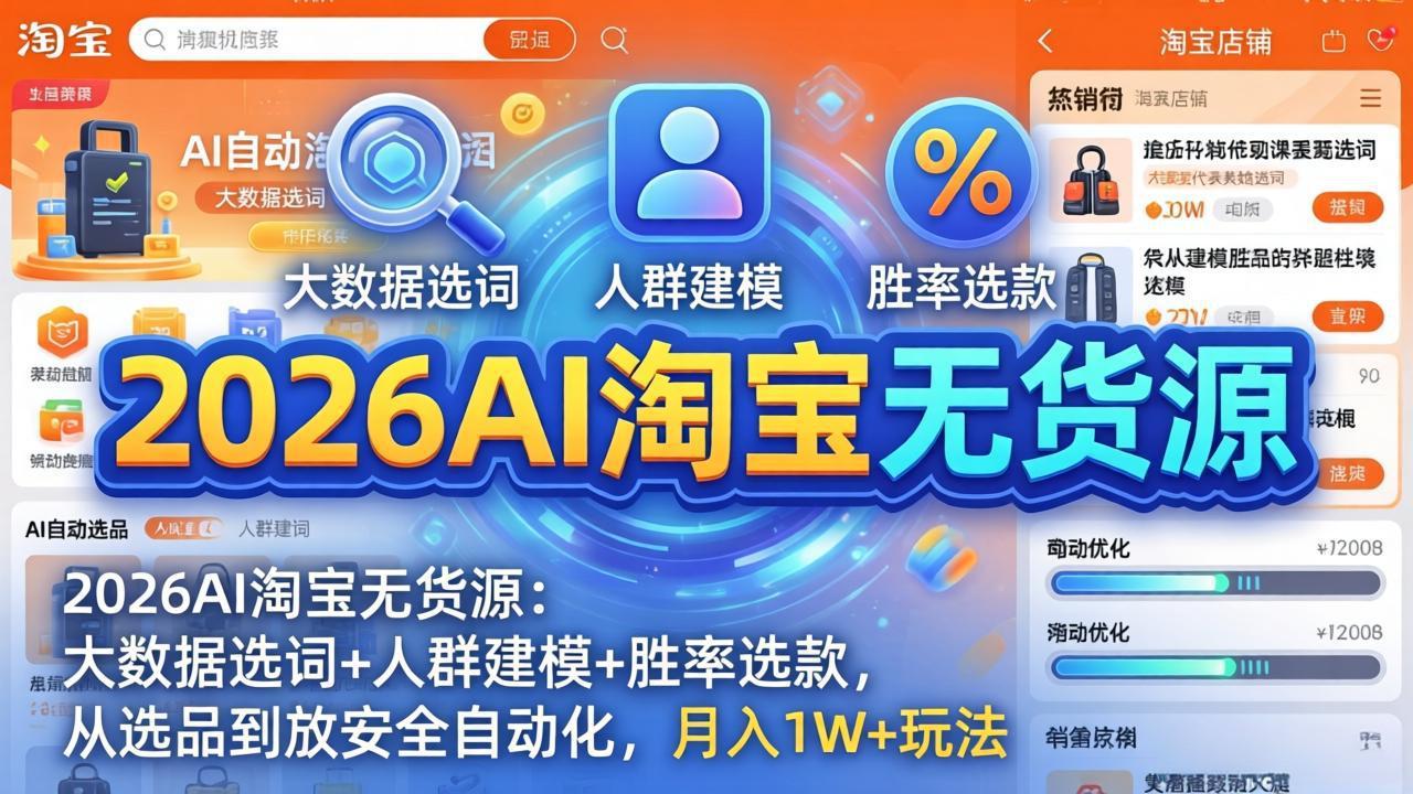 ��17812�ڣ�2026AI�Ա��޻�Դ��������ѡ��+��Ⱥ��ģ+ʤ��ѡ���ѡƷ���Ŵ�ȫ�Զ���������1W+�淨