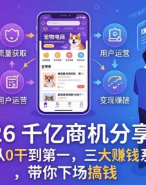 ��17726�ڣ�2026 ǧ���̻������᣺������̴�0�ɵ���һ������׬Ǯϵͳȫ��⣬�����³���Ǯ